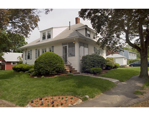 162 Overlook Road Arlington, MA 02474 - Photo 11 of 12 a front view of a house with a garden