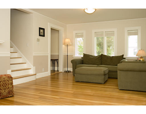 162 Overlook Road Arlington, MA 02474 - Photo 3 of 12 a living room with furniture and a wooden floor