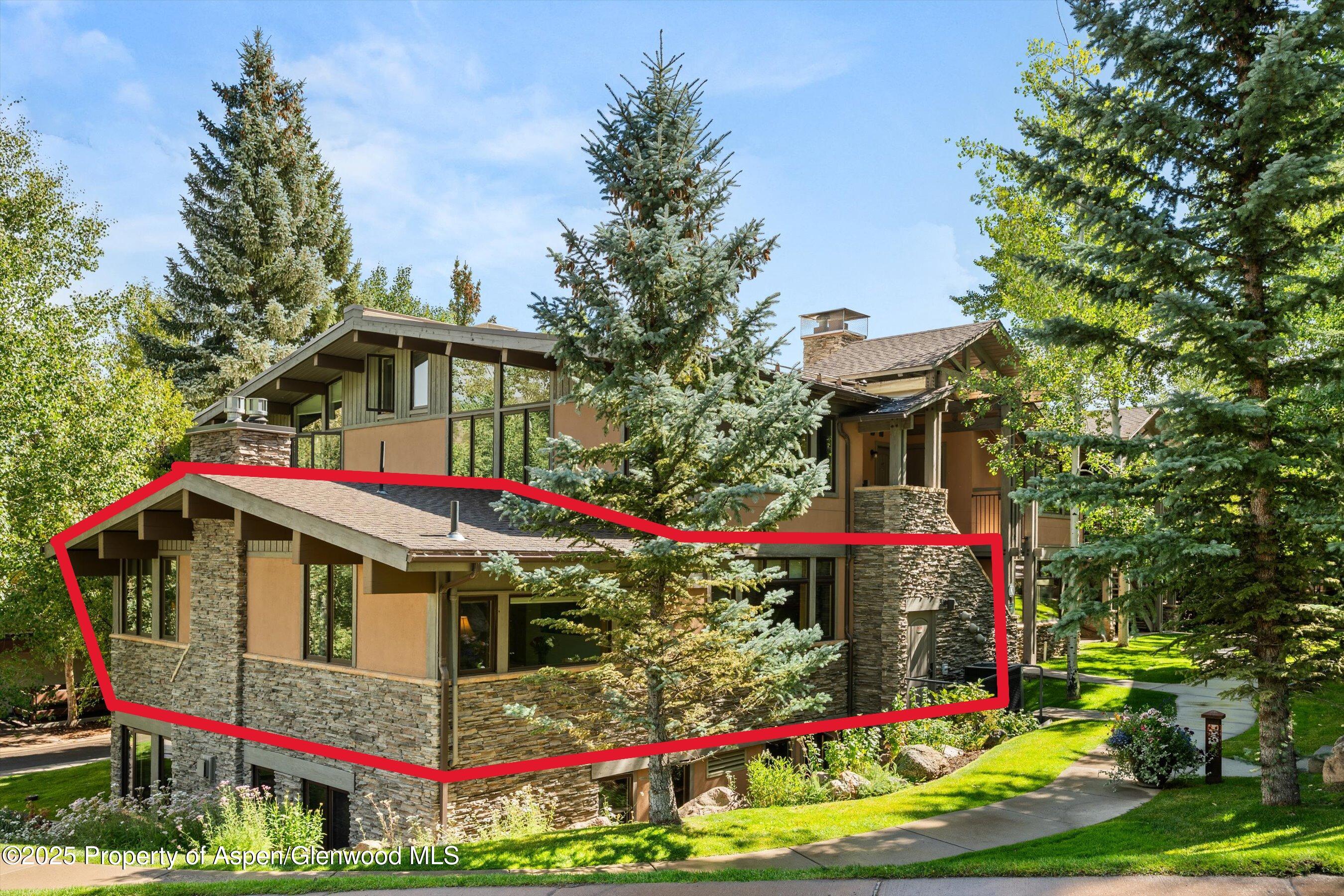 600 Carriage Way, Unit K9&10 Snowmass Village, CO 81615 - Photo 2 of 37 Red property outline