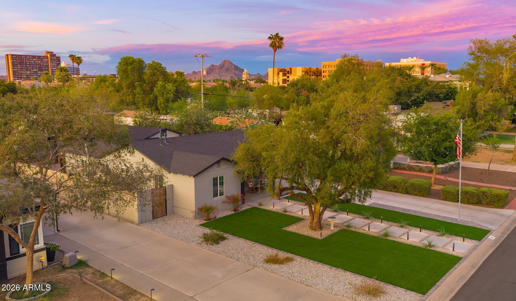 218 West Roma Avenue Phoenix, AZ 85013 - Photo 6 of 50 Aerial View of Home & Neighborhood