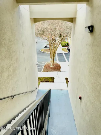 a view of front door