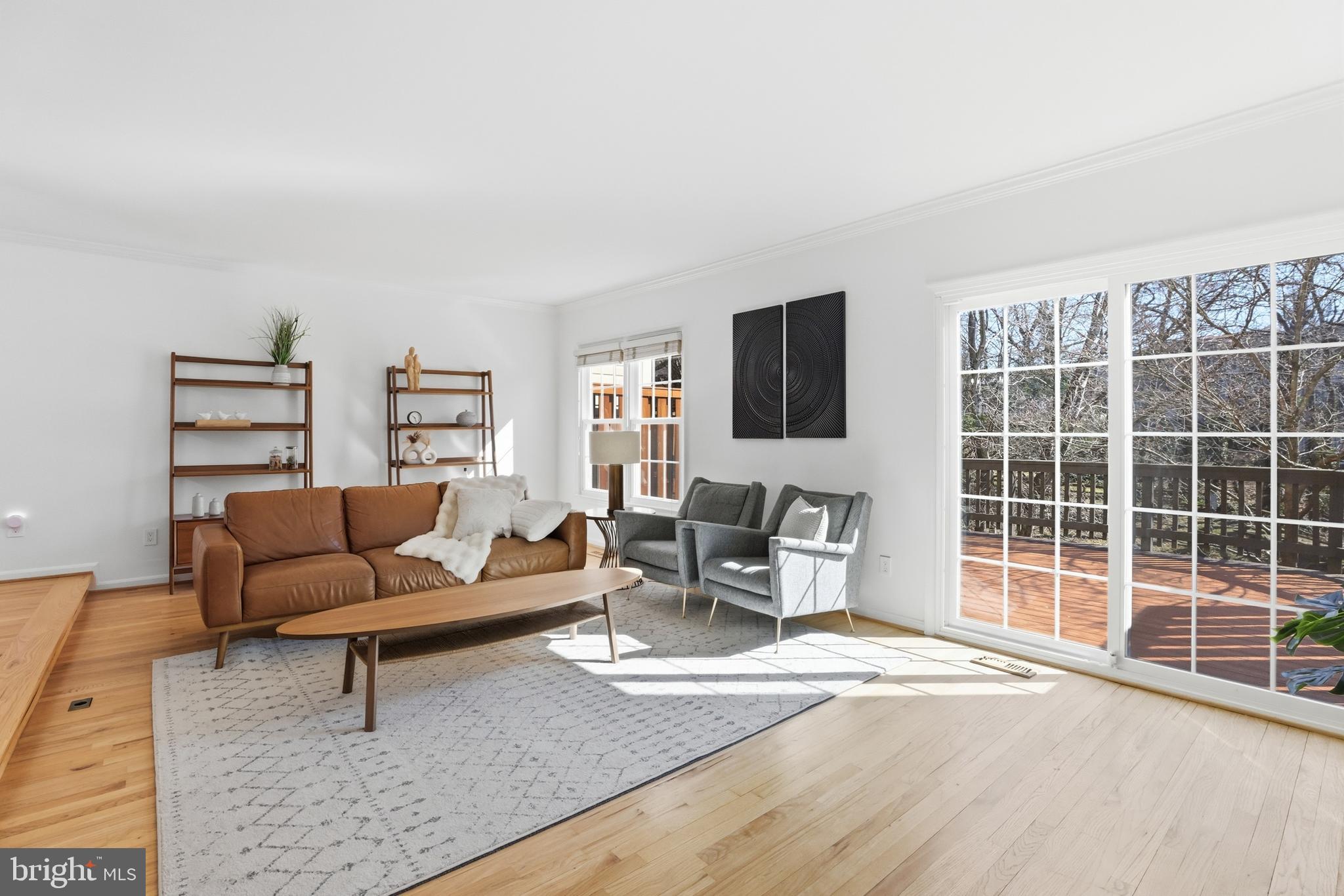 8027 Tanworth Court Springfield, VA 22152 - Photo 22 of 47 Sun Lit Living Room