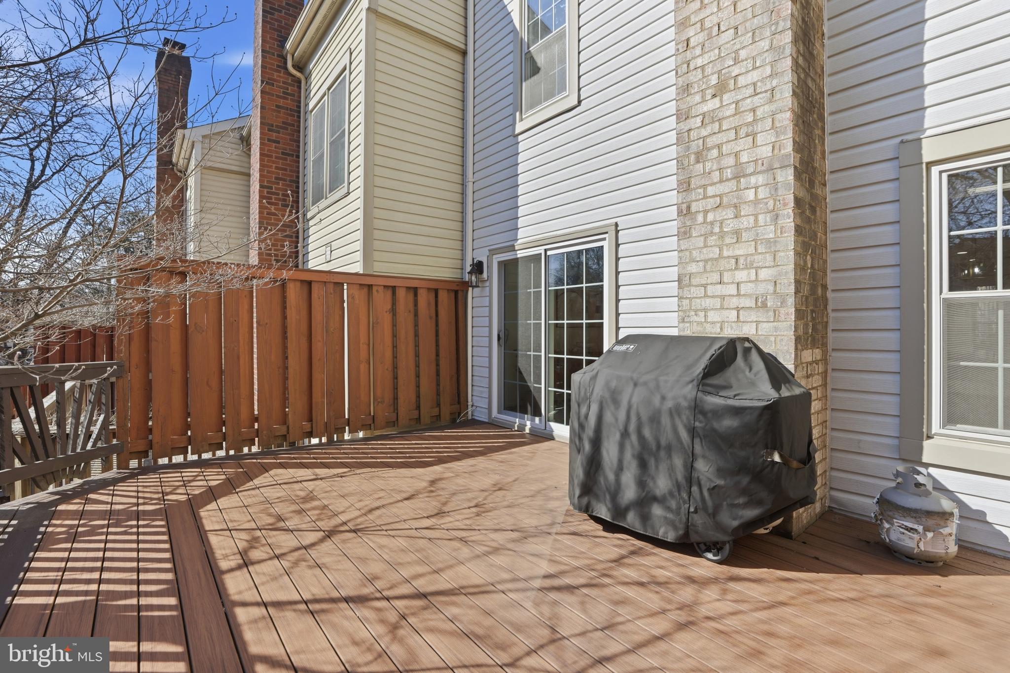 8027 Tanworth Court Springfield, VA 22152 - Photo 24 of 47 Spacious Deck back to Trees