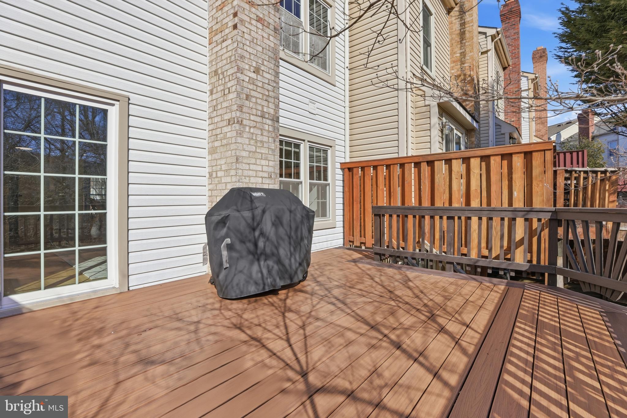 8027 Tanworth Court Springfield, VA 22152 - Photo 25 of 47 Spacious Deck back to Trees