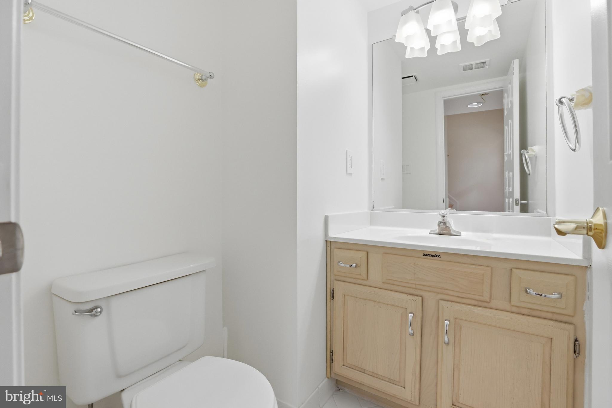 8027 Tanworth Court Springfield, VA 22152 - Photo 39 of 47 Basement Half Bathroom in rec room