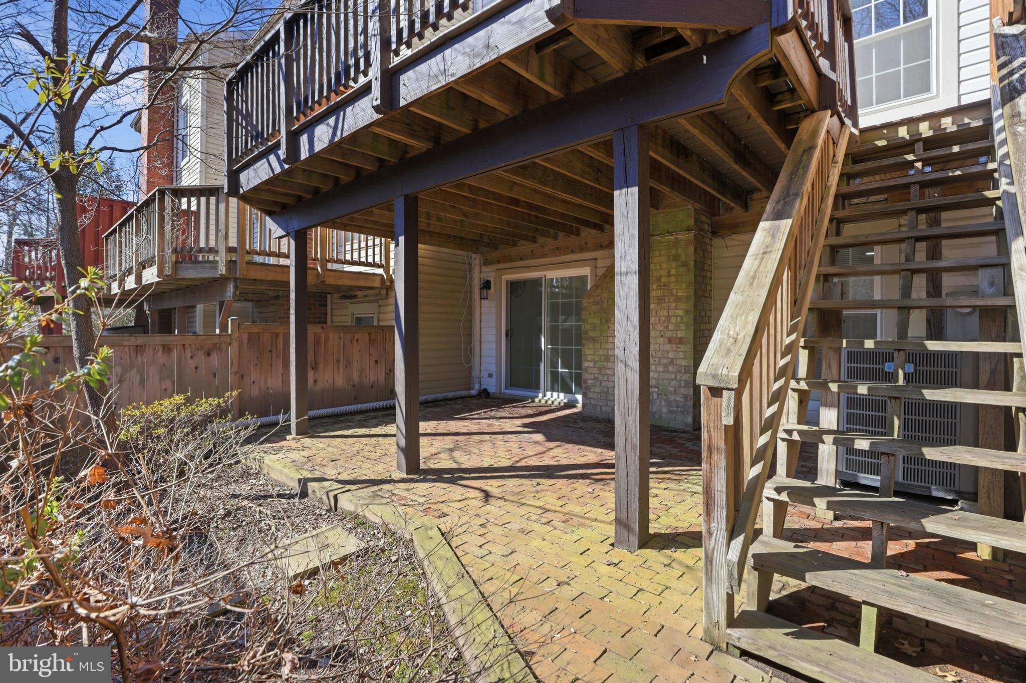 8027 Tanworth Court Springfield, VA 22152 - Photo 41 of 47 Outdoor Fenced in Patio View