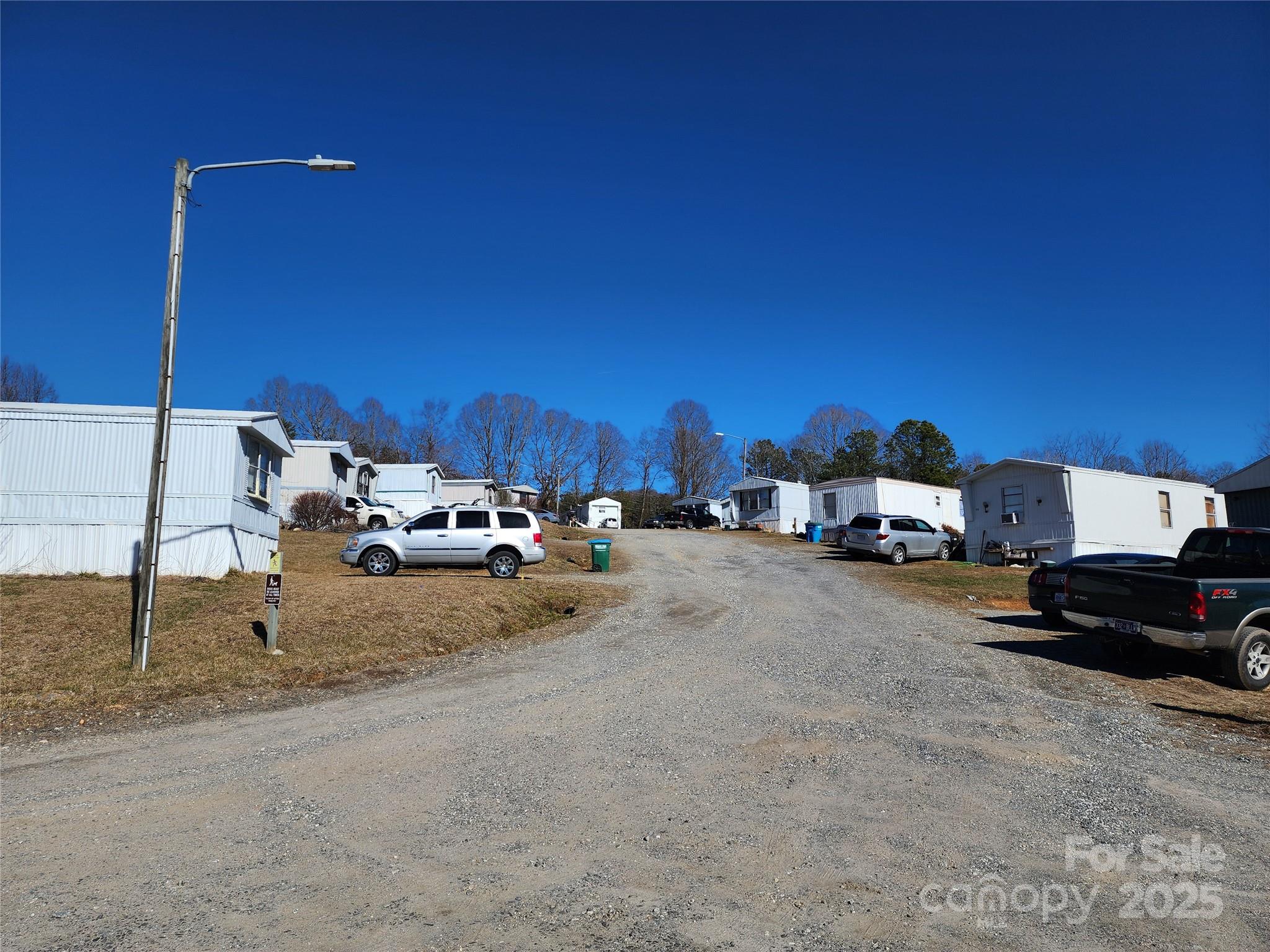a view of the street