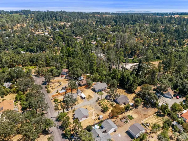 a view of a city with mountain view