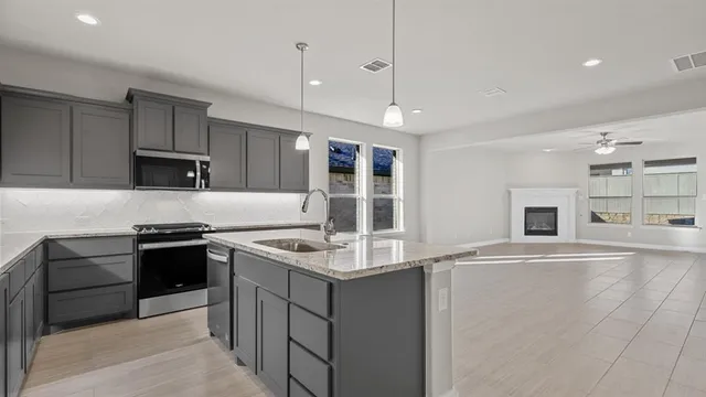 a view of an empty room