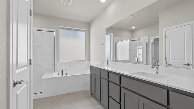 a view of an empty room