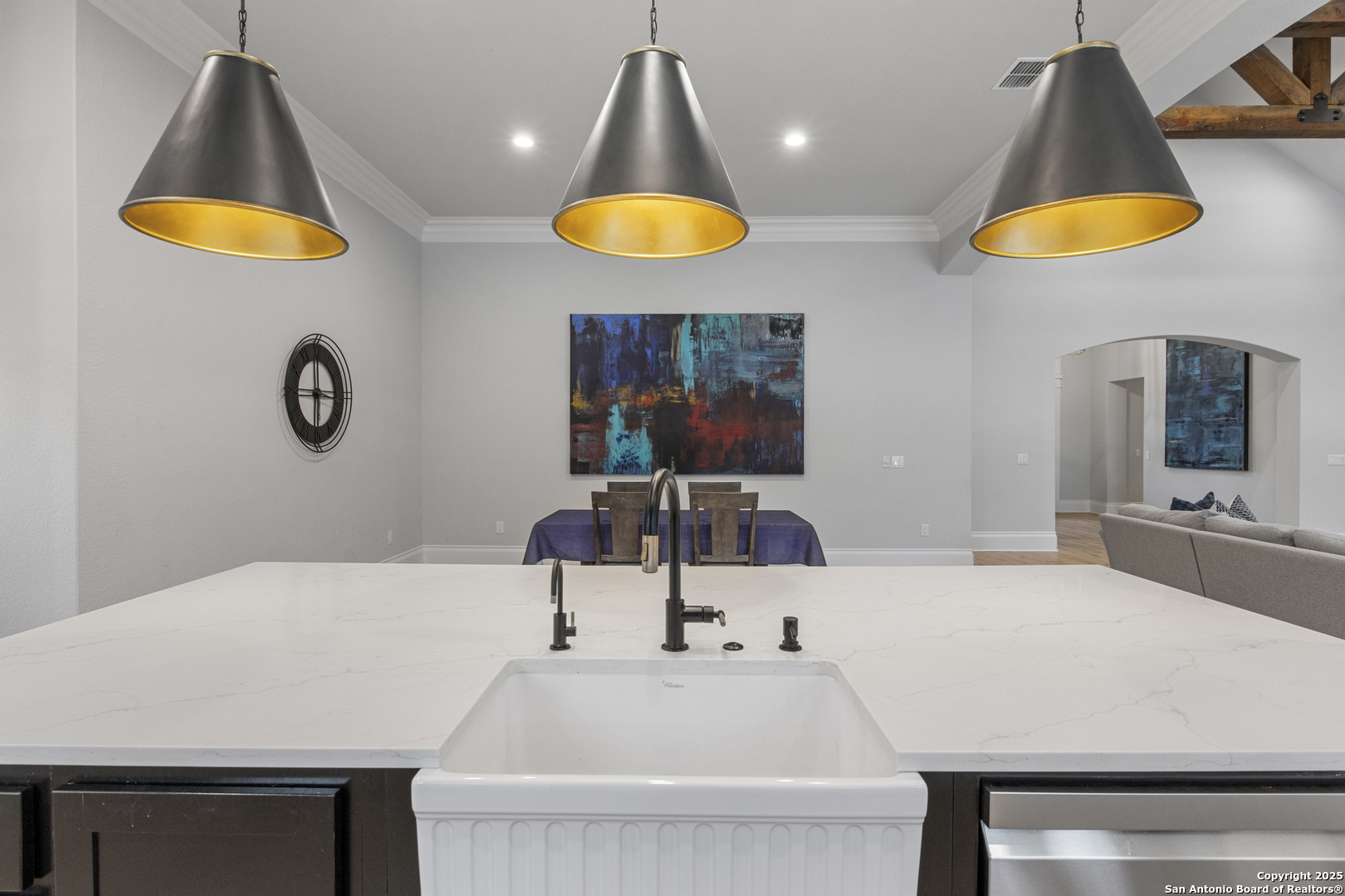 5971 Colin Ridge New Braunfels, TX 78132 - Photo 15 of 52 a bathroom with a sink and a mirror