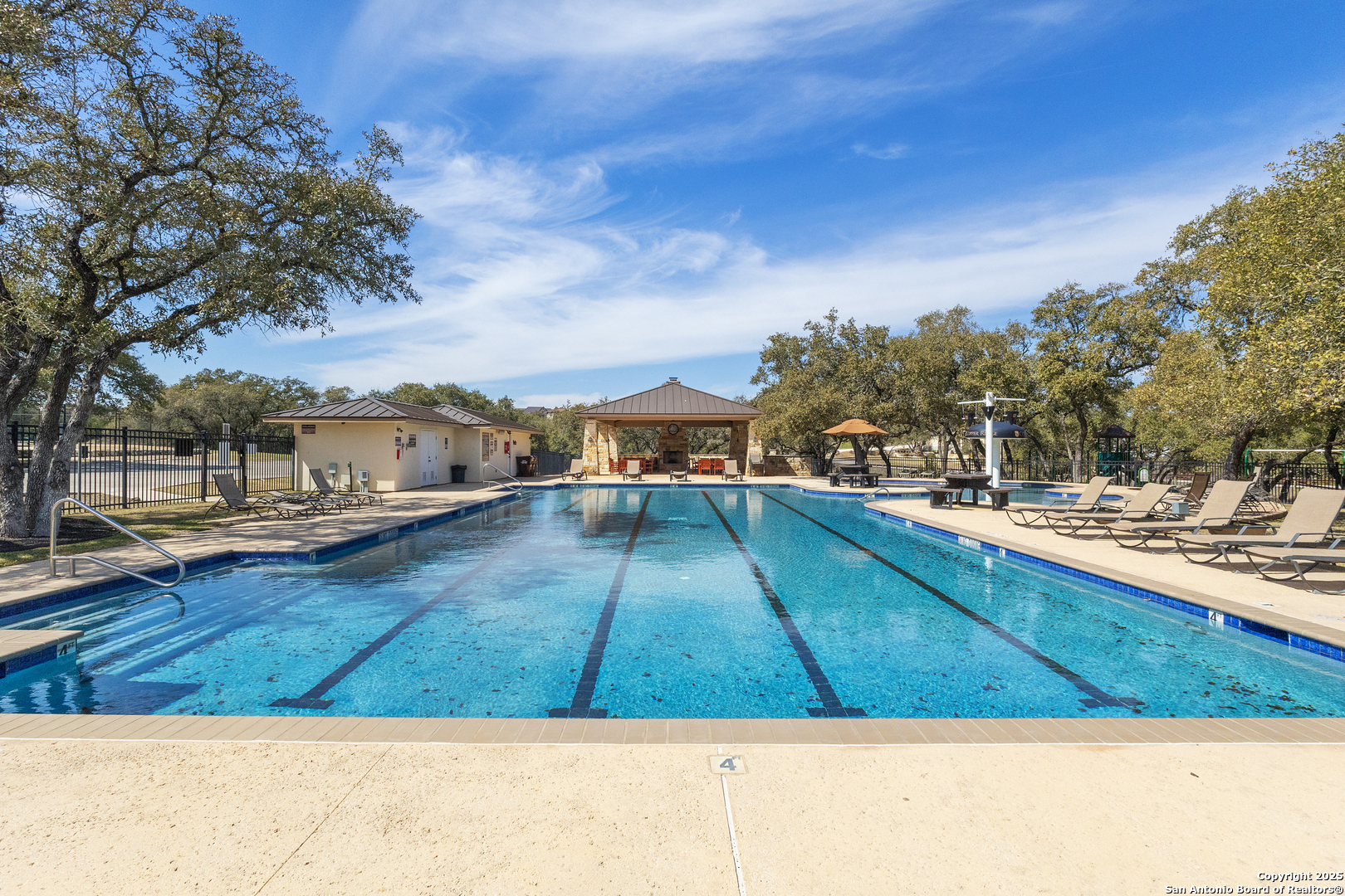 5971 Colin Ridge New Braunfels, TX 78132 - Photo 48 of 52 a view of swimming pool with seating area