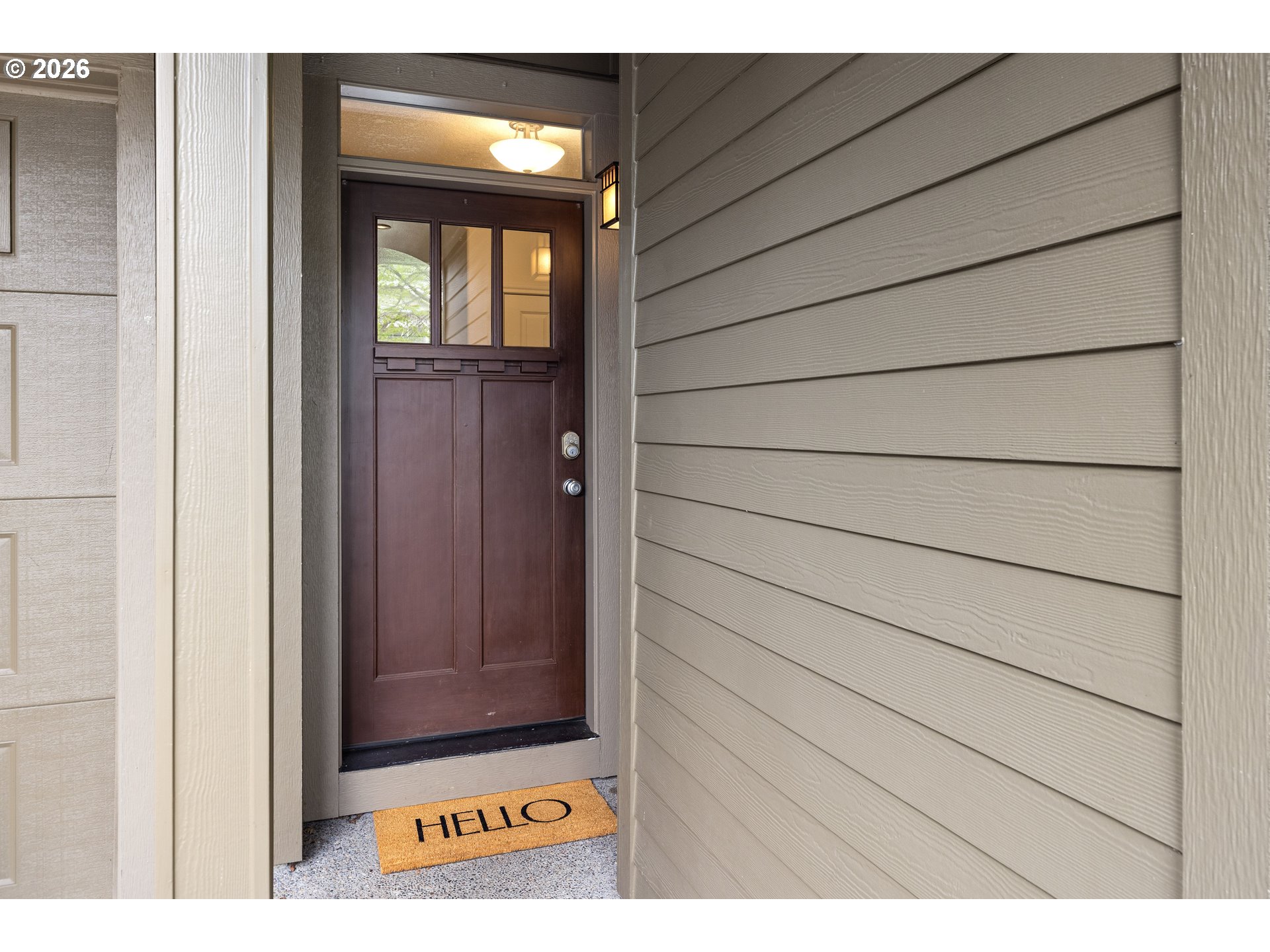 6512 Northwest 165th Avenue Portland, OR 97229 - Photo 3 of 42 a view of an entryway door