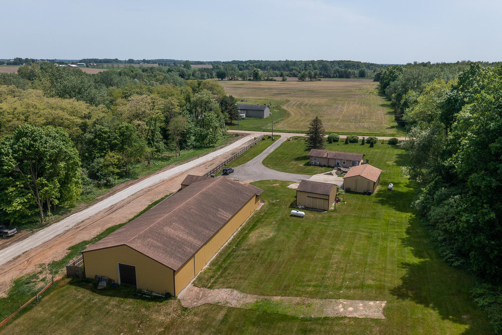 12230 Farr Road Ravenna, MI 49451 - Photo 8 of 96 12239_Farr_rd_aerial-12