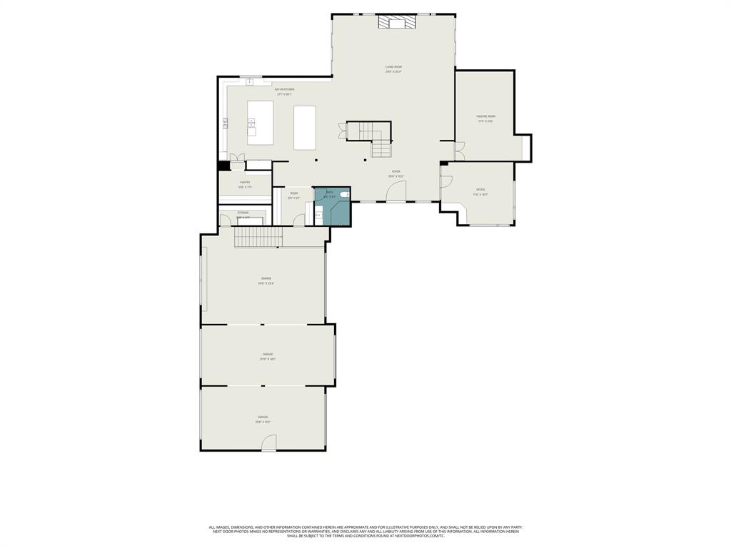 511 South Bluegrove Road Lancaster, TX 75146 - Photo 38 of 40 Main Level Floor Plan