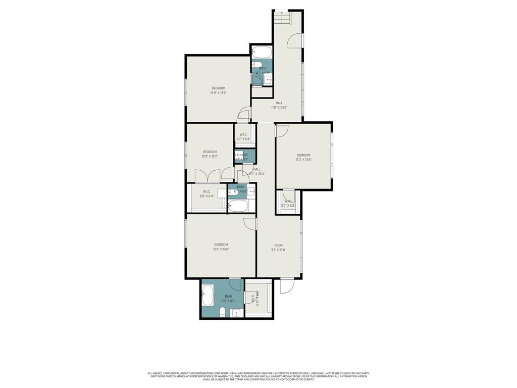 511 South Bluegrove Road Lancaster, TX 75146 - Photo 40 of 40 3rd Level Floor Plan