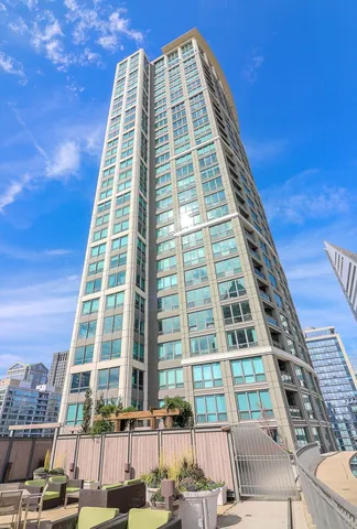 a front view of a building