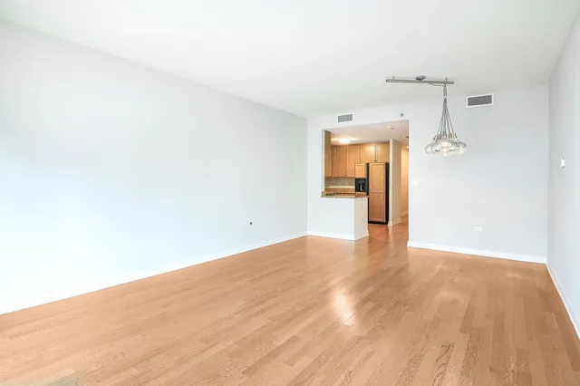 a view of a hallway with entryway