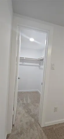 a view of closet area