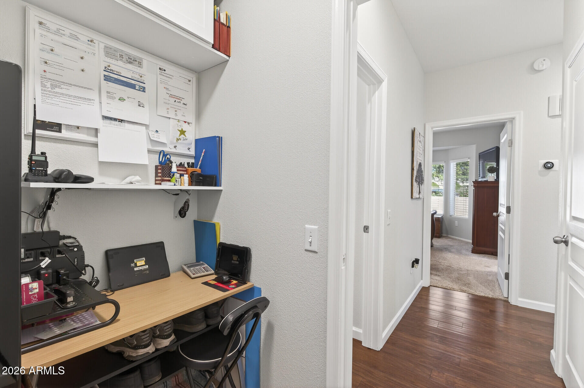 16100 West Eagle Ridge Drive Surprise, AZ 85374 - Photo 30 of 44 a view of a workspace with furniture and wooden floor