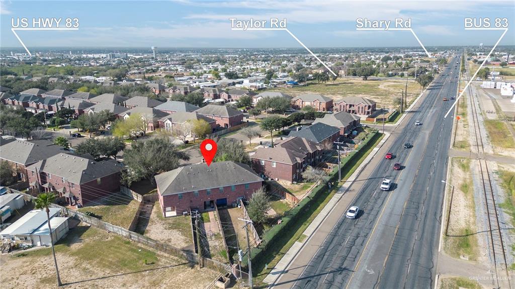103 South 48th Lane, Unit 1 McAllen, TX 78501 - Photo 20 of 20 an aerial view of a city