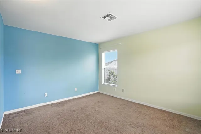 a view of an empty room