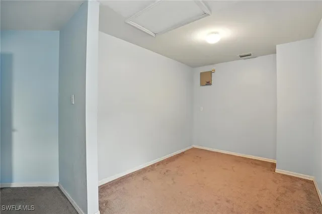 a view of empty room