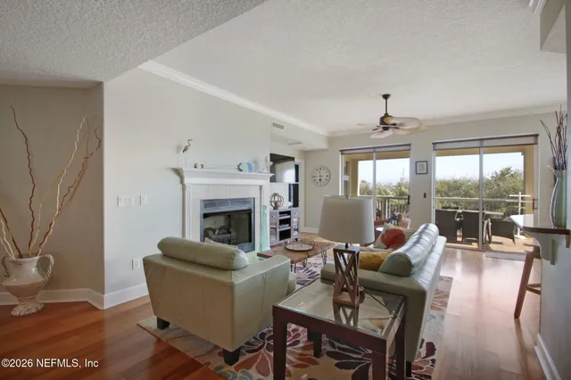 a view of a city from a balcony