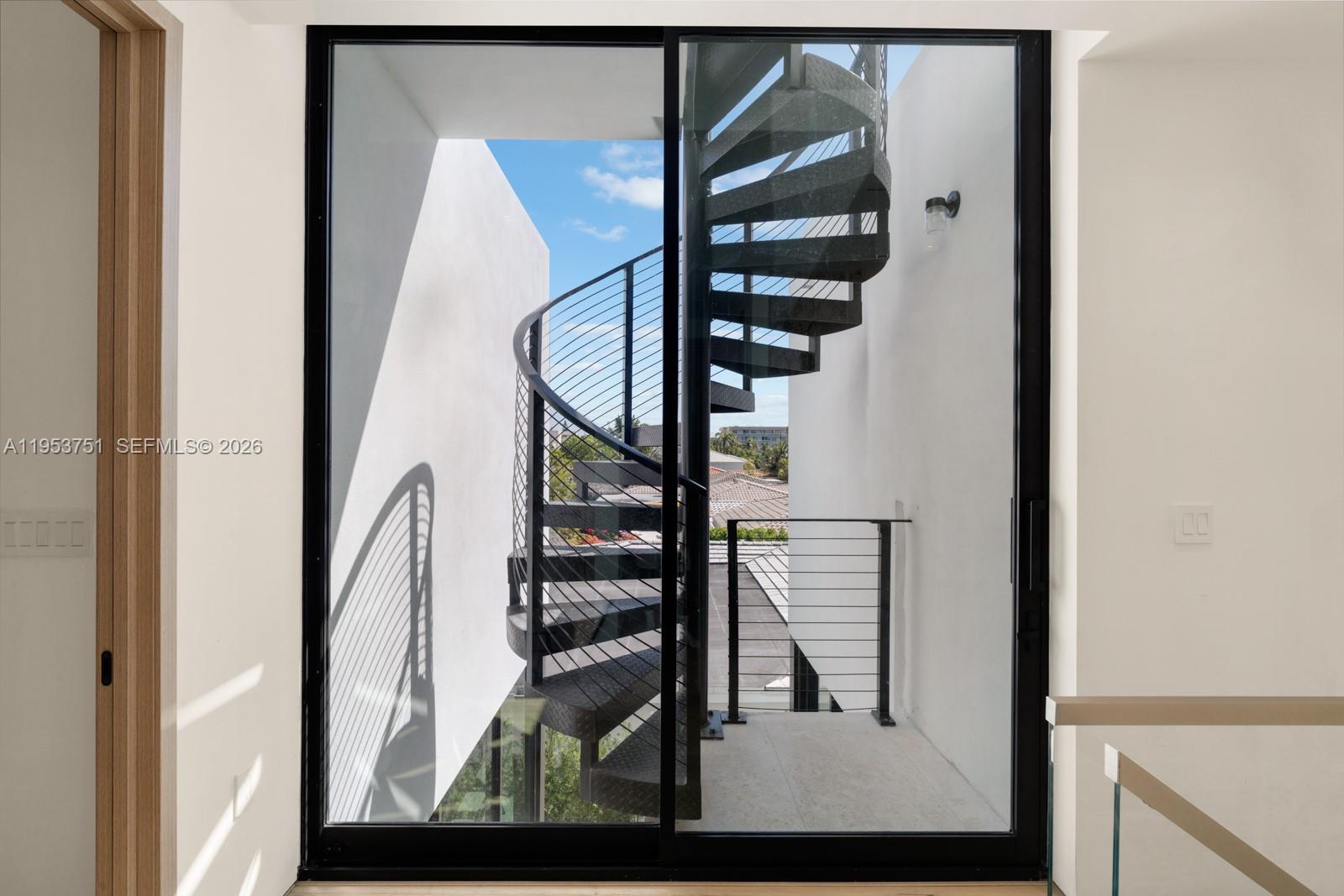701 86th Street Miami Beach, FL 33141 - Photo 31 of 40 Stairway to rooftop deck