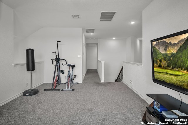 3782 Chicory Bend Bulverde, TX 78163 - Photo 28 of 41 a view of a room with gym equipment