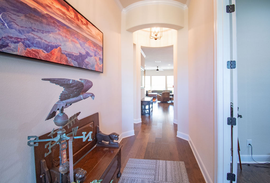 Undisclosed Address Georgetown, TX 78633 - Photo 22 of 39 a view of entryway with wooden floor