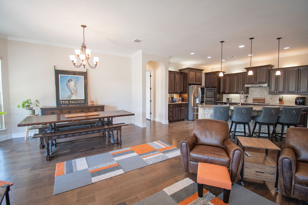Undisclosed Address Georgetown, TX 78633 - Photo 3 of 39 a living room with furniture and kitchen view