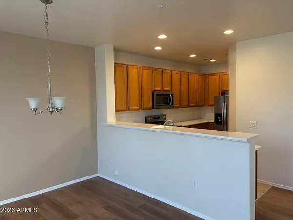 a view of wooden floor and staircase