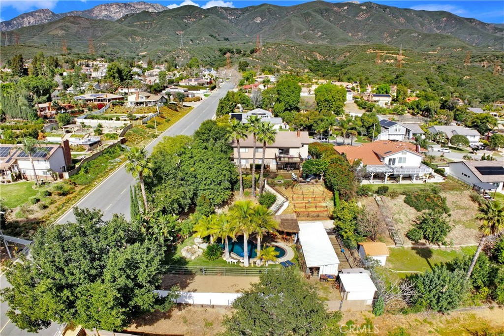 9111 Hidden Farm Road Alta Loma, CA 91737 - Photo 44 of 45 an aerial view of residential houses with outdoor space