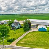 a view of a house with a big yard