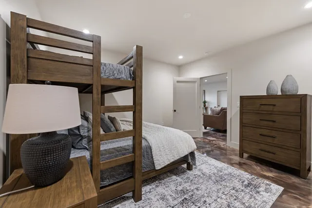 a view of fireplace with wooden floor