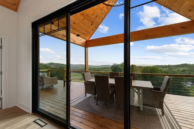 a view of outdoor space with seating area