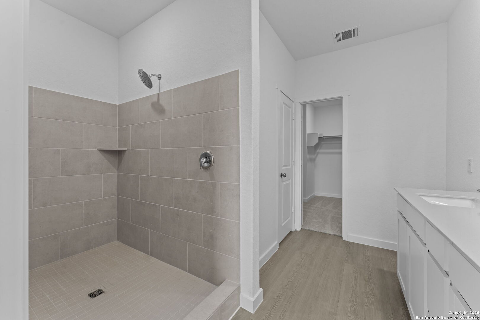 1875 Nuthatch Ridge New Braunfels, TX 78130 - Photo 19 of 34 a bathroom with a shower and a sink