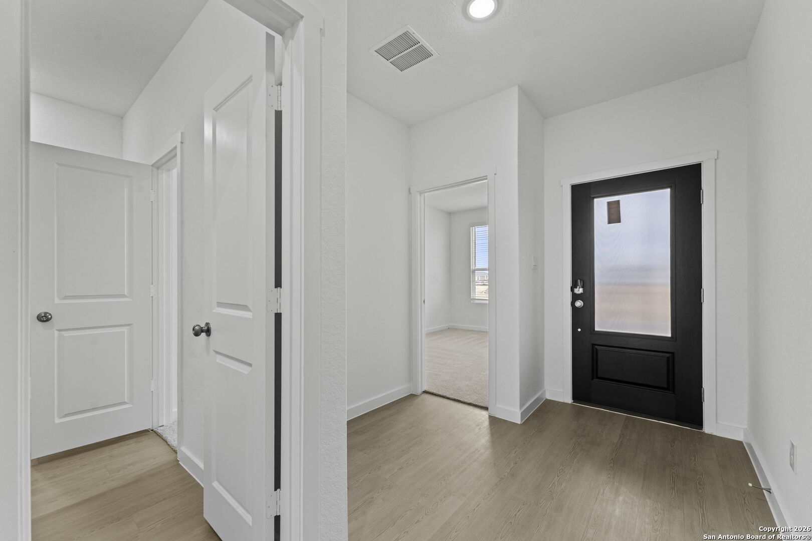 1875 Nuthatch Ridge New Braunfels, TX 78130 - Photo 4 of 34 wooden floor with closet