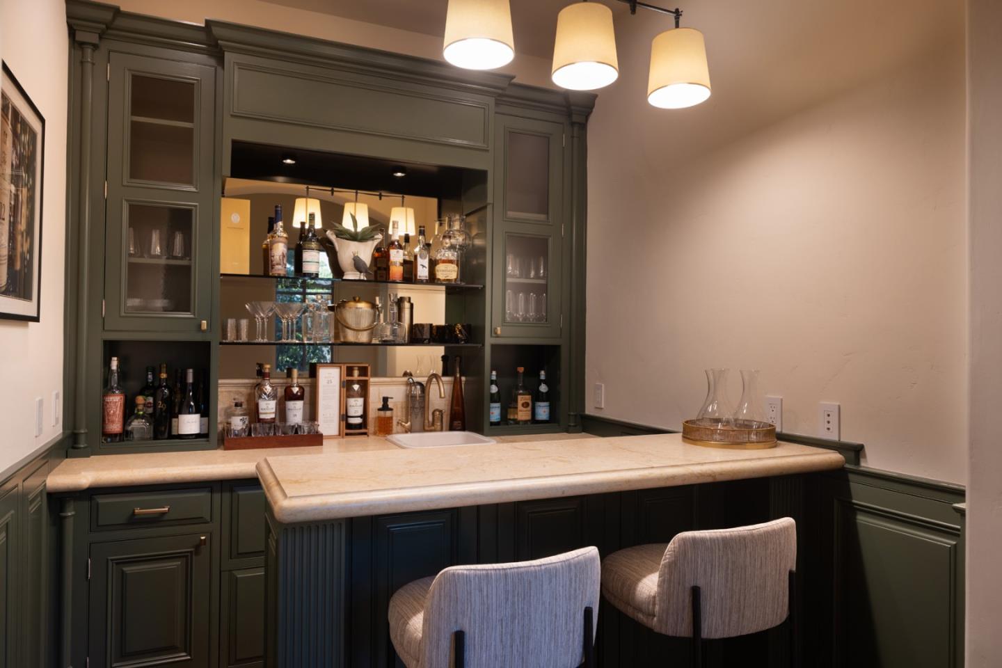 3957 Ronda Road Pebble Beach, CA 93953 - Photo 14 of 26 a bathroom with a sink and a mirror