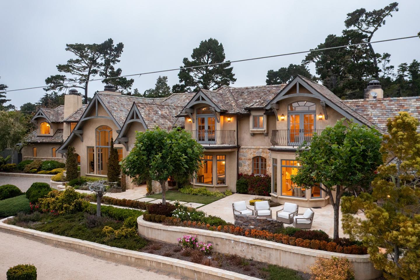 3957 Ronda Road Pebble Beach, CA 93953 - Photo 24 of 26 front view of house with a street