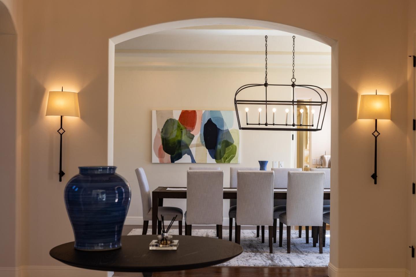 3957 Ronda Road Pebble Beach, CA 93953 - Photo 6 of 26 a dining room with furniture and chandelier