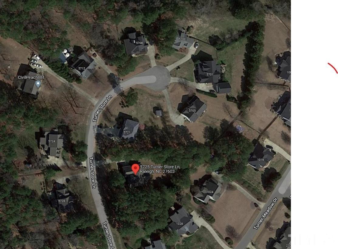 5725 Turner Store Lane Raleigh, NC 27603 - Photo 3 of 30 an aerial view of residential house with outdoor space