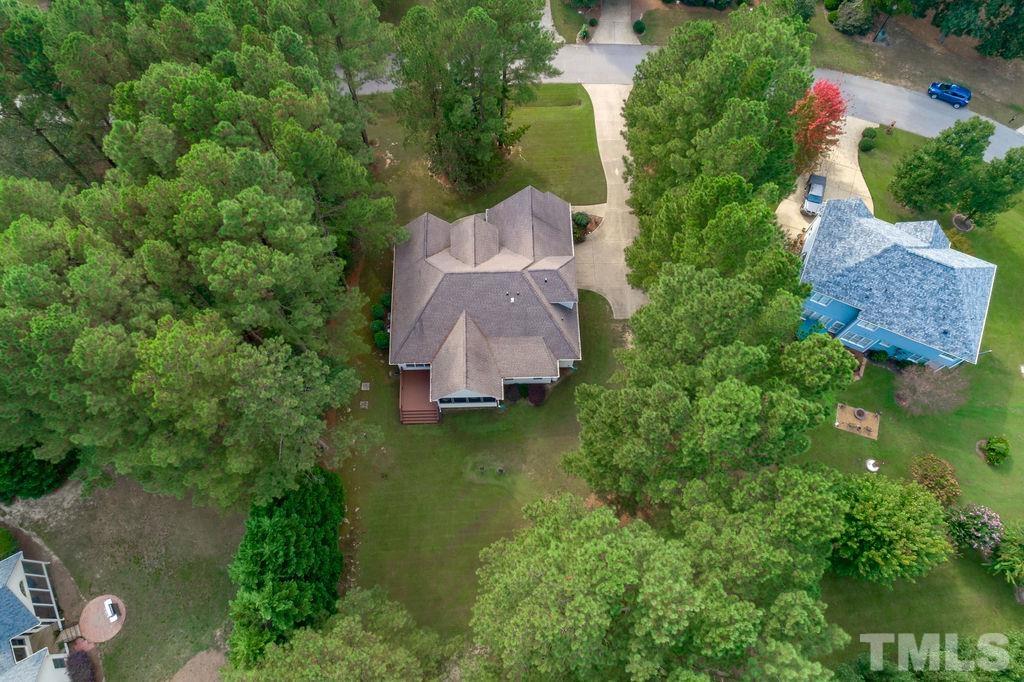5725 Turner Store Lane Raleigh, NC 27603 - Photo 29 of 30 an aerial view of a house with garden space and street view