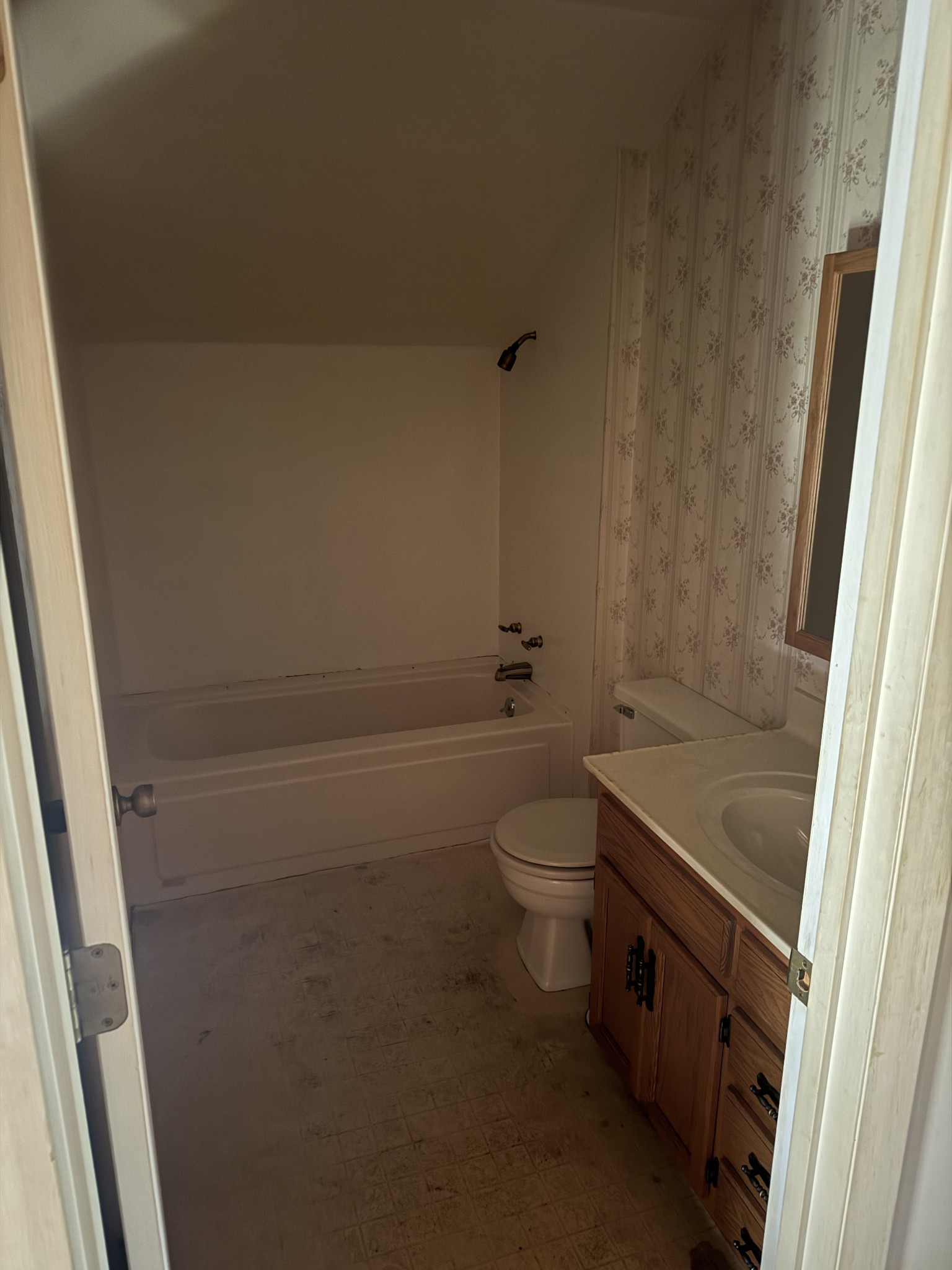 234 Bazzie Dock Road Dover, TN 37058 - Photo 43 of 47 a bathroom with a granite countertop toilet and a shower