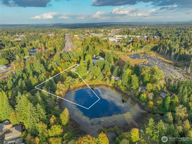 a view of swimming pool from a yard