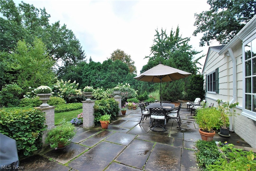 2767 Inverness Road Shaker Heights, OH 44122 - Photo 28 of 35 Beautiful patio and landscaped rear yard.