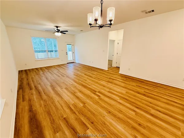 wooden floor in an empty room