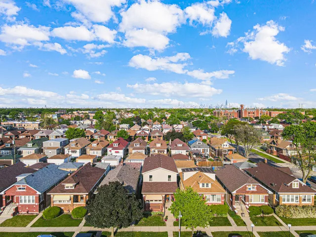 a view of a city with lot of houses