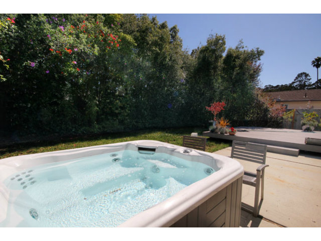 209 Segre Place Santa Cruz, CA 95060 - Photo 20 of 24 a view of a swimming pool with a outdoor seating